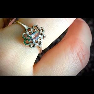 Lovely lavender amethyst and silver ring